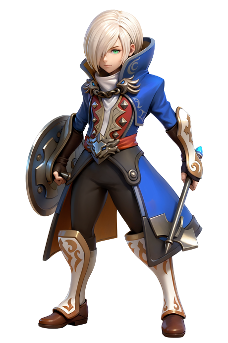 牧师乃光明与正义之象征，身为神殿骑士团的一员，他们兼具超凡脱俗的气质与卓越的战斗技艺。在团队之中，他们尤为适合担任领袖之职，于激战之际，首要职责便是守护队友安危，并凝聚团队之力，共克强敌。